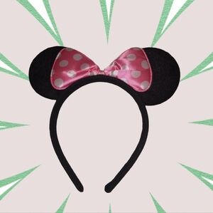 4pk Mickey & Minnie mouse ears headband